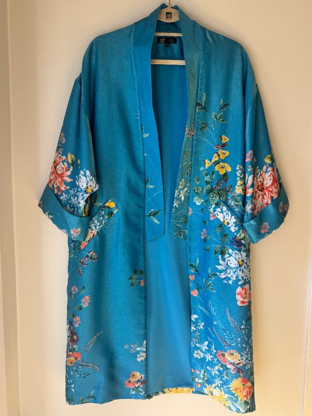 ZARA TFR Collection Blue Kimono- Medium